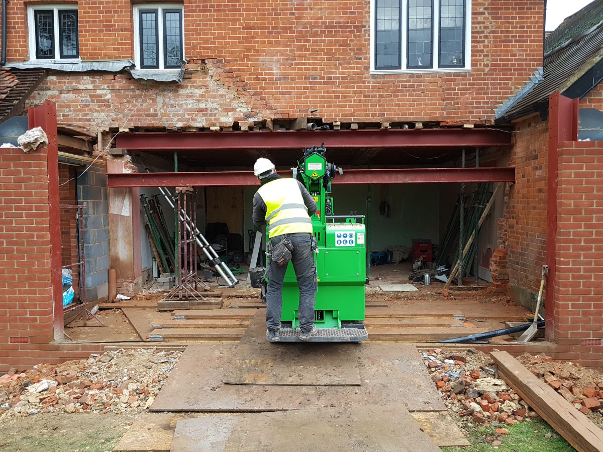 Safe RSJ installation in London home